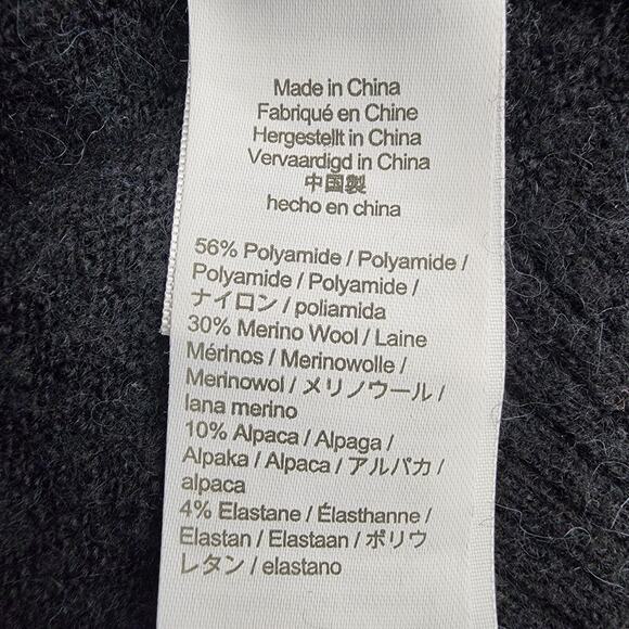 J. Crew Womens Turtleneck Sweater Supersoft Yarn Small Black Wool Alpaca BD143 - Picture 9 of 12